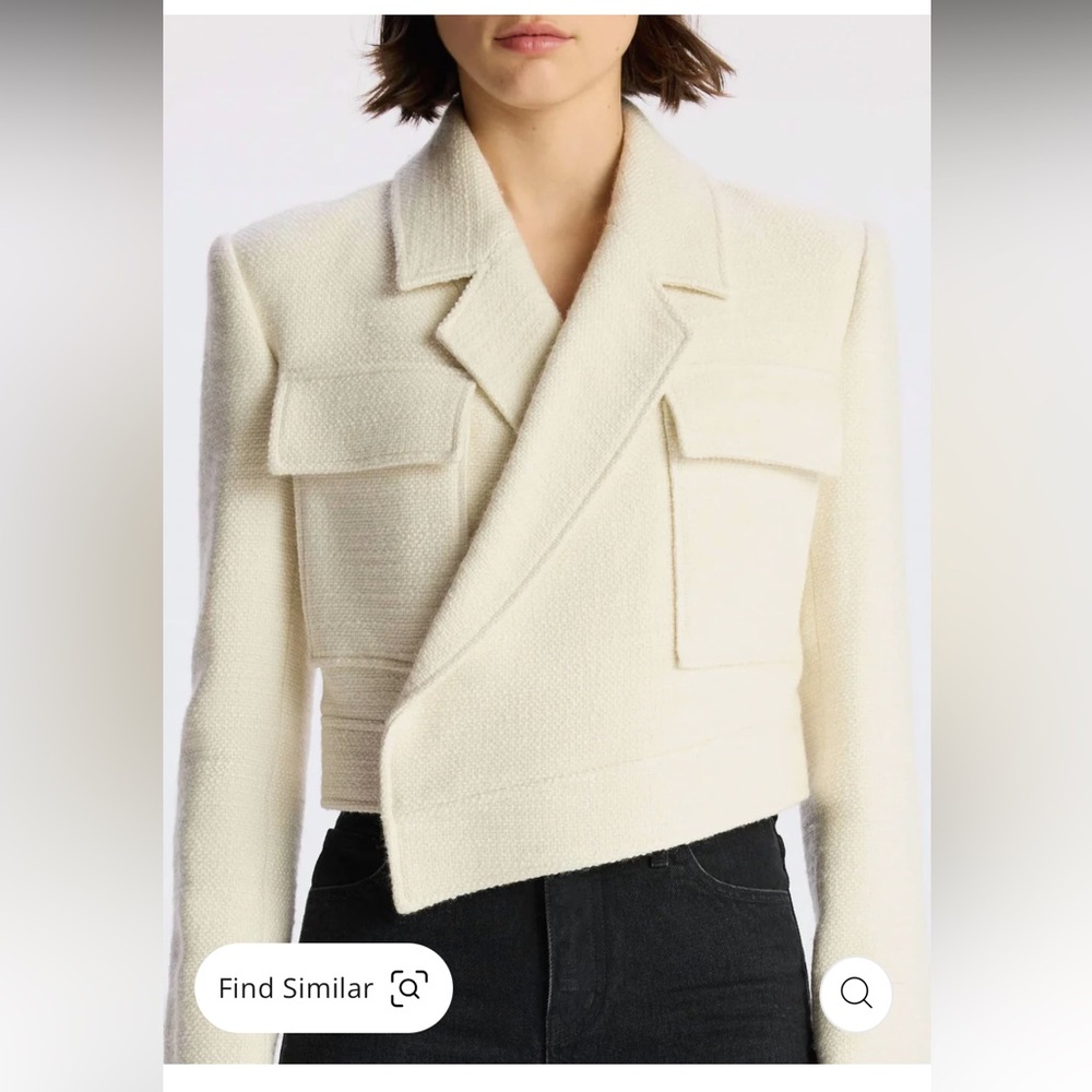 Alc Reeve Jacket In Buttercream Size 4 - image 1